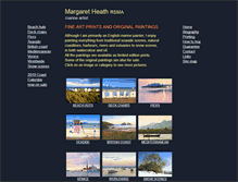 Tablet Screenshot of margaretheath.co.uk